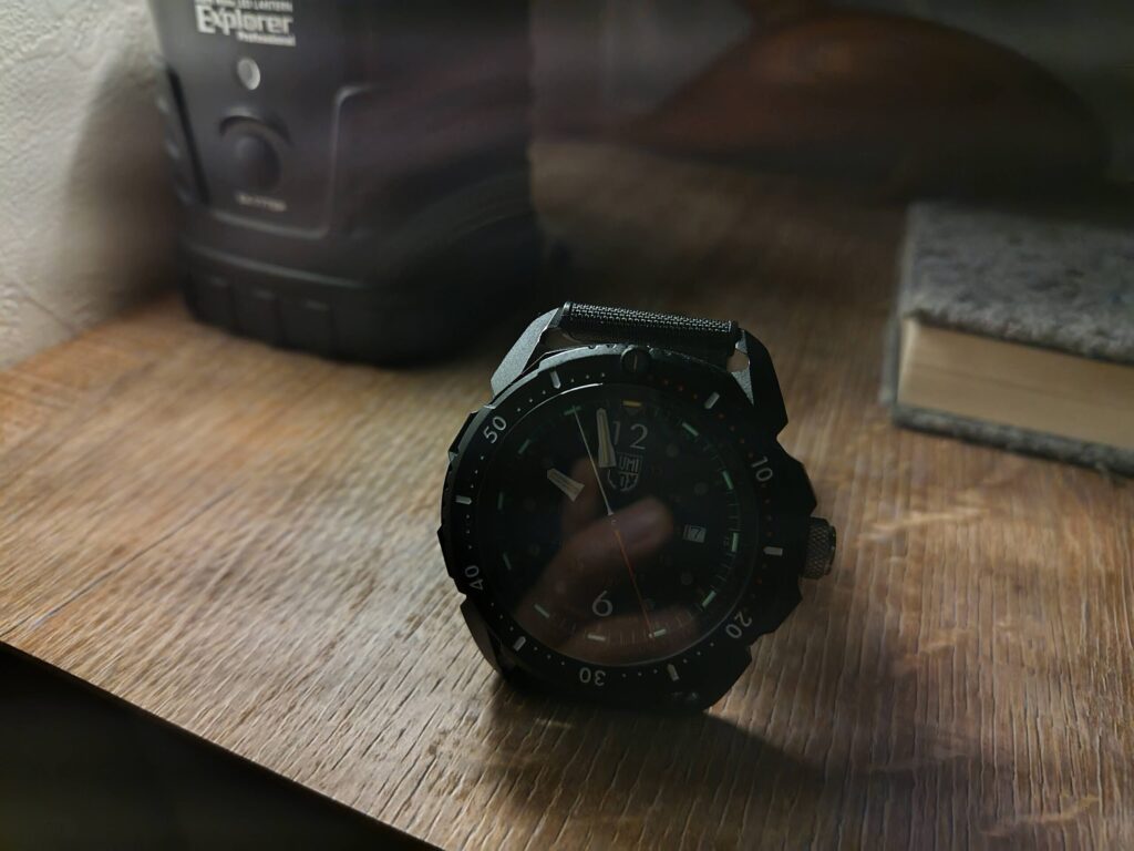 ルミノックスは就寝時にも便利