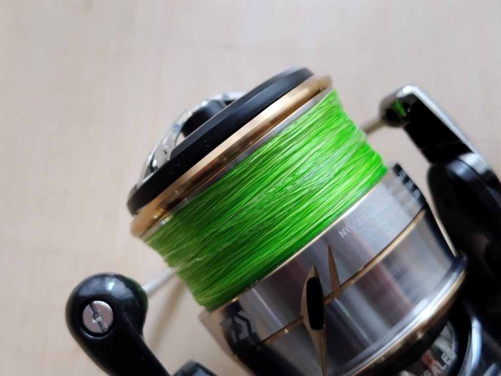 20ルビアスにX BRADE UPGRADE X8を巻く