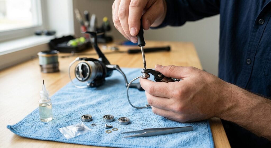 ラインローラーのベアリング化