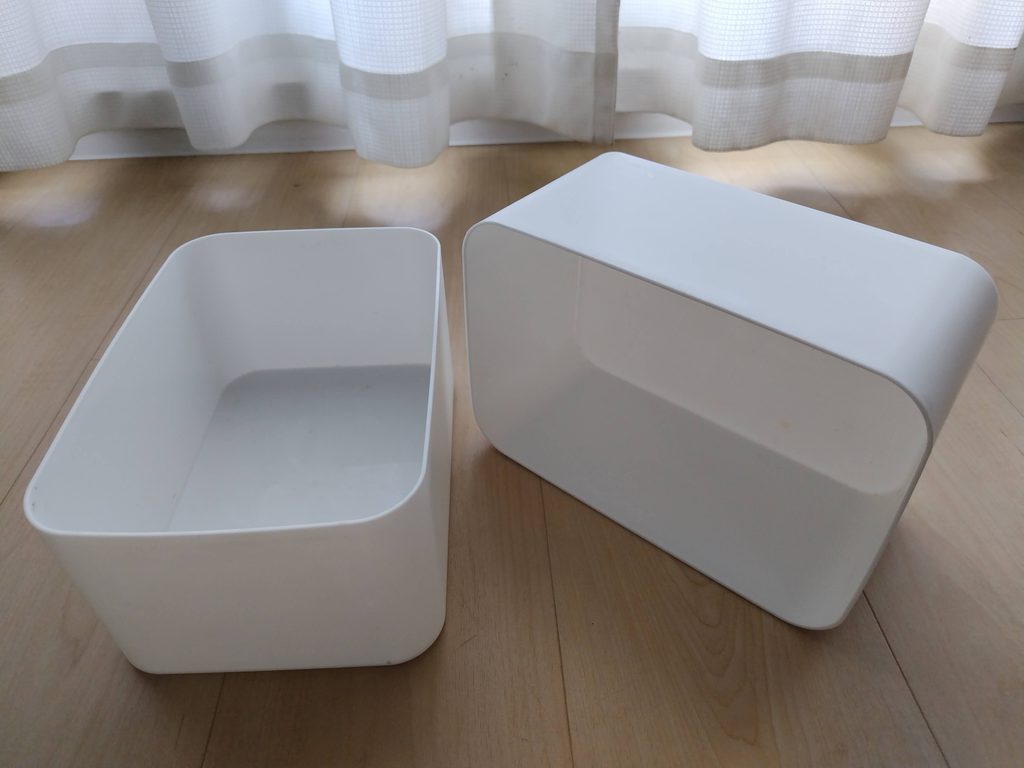 タックルバッカンの内部整理に活用する100円ショップのプラスチックトレー